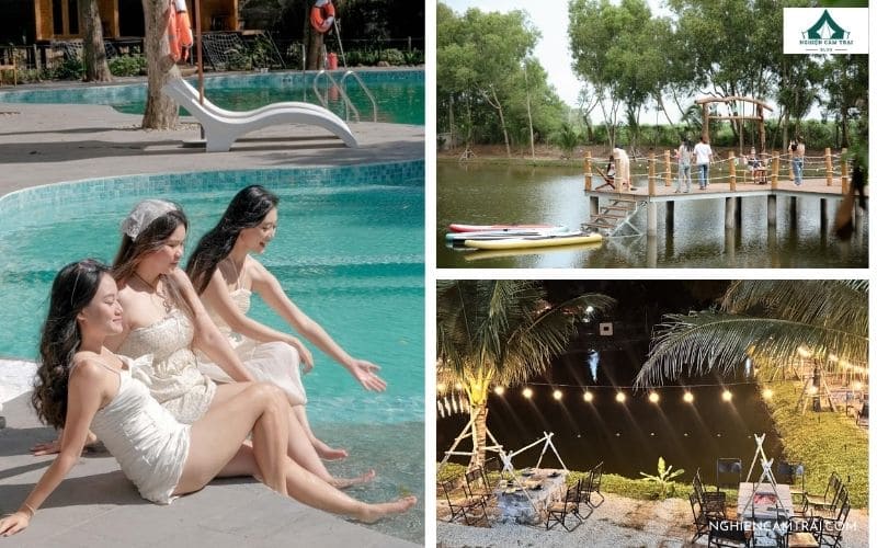 Background cực chill tại The Leaf Cafe & Glamping