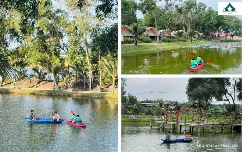 Chèo SUP & Kayak ngắm hoàng hôn ở The Leaf Cafe & Glamping
