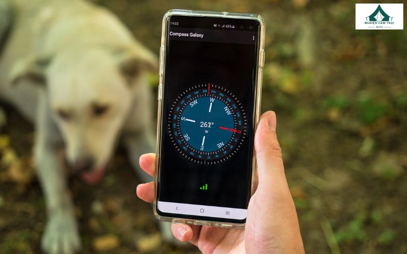 Sử dụng la bàn hoặc ứng dụng trên điện thoại là cách cơ bản để xác định phương hướng