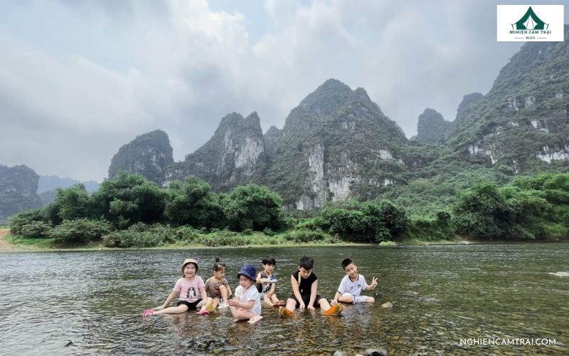 Review cắm trại sông Bôi Hòa Bình thực tế 9 Hướng dẫn di chuyển đến cắm trại sông Bôi Hòa Bình