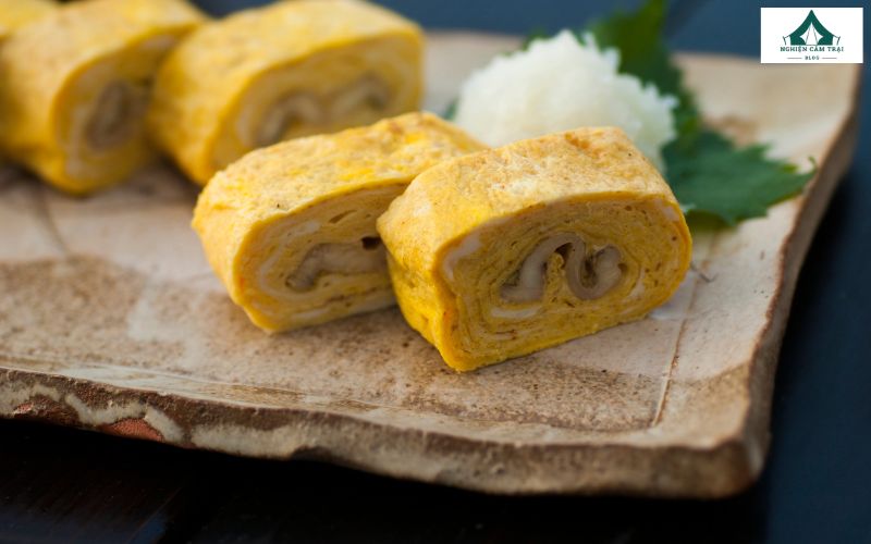 Đồ ăn picnic dễ làm - trứng cuộn Nhật