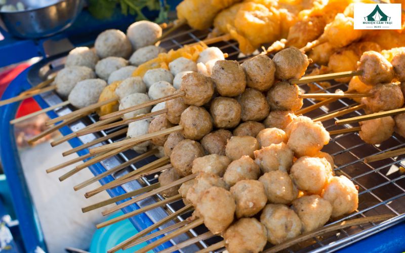 Đồ ăn đi picnic - Thịt viên nướng