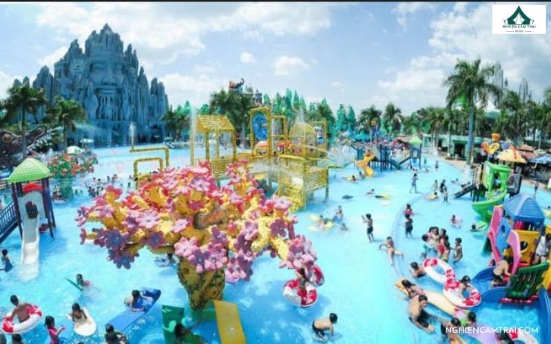 Khu vui chơi ngoài trời tại Công viên văn hóa Đầm Sen dành cho trẻ em