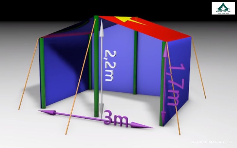 cách dựng lều trại 26/3