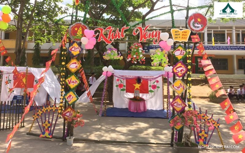 Kinh nghiệm trang trí cổng trại 26 3