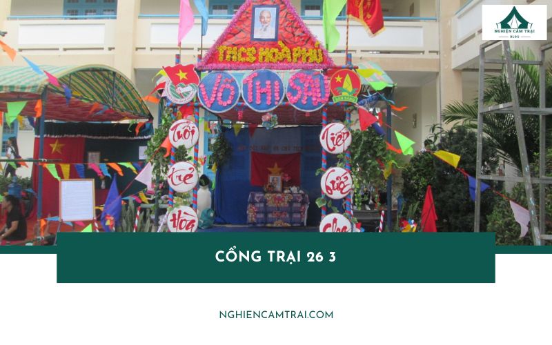 11+ mẫu cổng trại 26 3 đẹp và sáng tạo được nhiều lớp lựa chọn