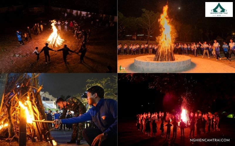 Các loại lửa trại phổ biến