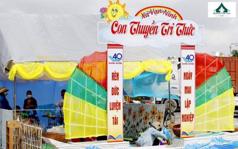 Cách lên ý tưởng trang trí cổng trại 26/3 đẹp, sáng tạo nhất 10 Cổng trại hình con thuyền