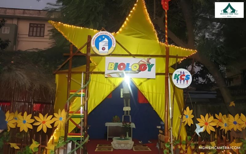 Cách lên ý tưởng trang trí cổng trại 26/3 đẹp, sáng tạo nhất 12 Cổng trại hình ngôi sao