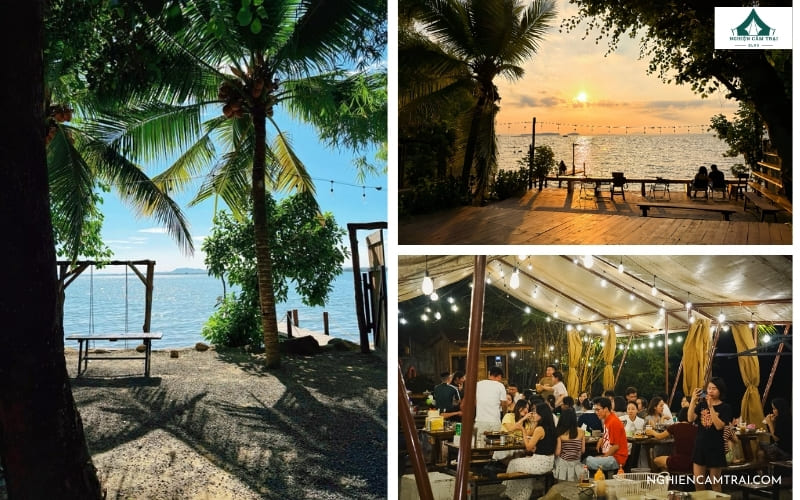 Aqua Glamping hồ Trị An Đồng Nai không gian xanh mát