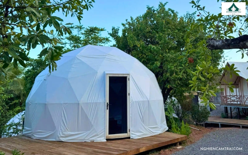 Trải nghiệm không gian lều dome Aqua Glamping Đồng Nai