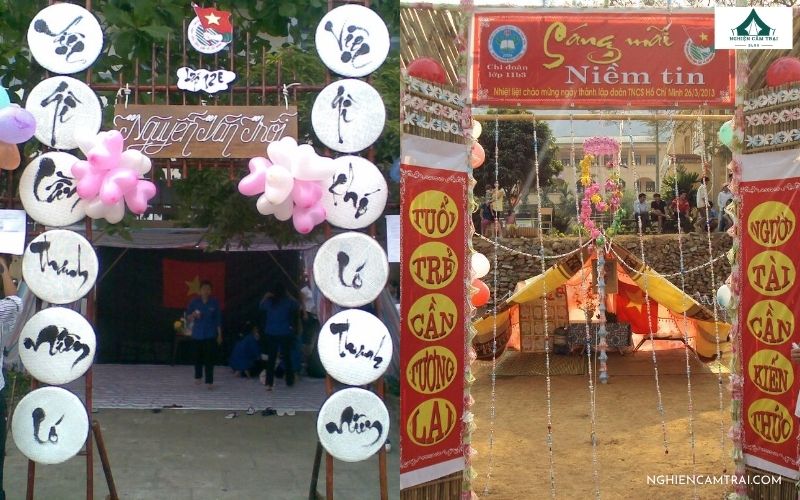 Tổng hợp câu đối cổng trại 26/3 và câu đối cổng trại thanh niên