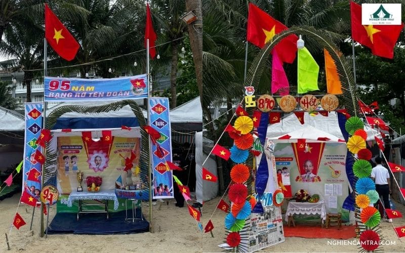 Tổng hợp 50+ mẫu cổng trại đơn giản đẹp, dễ làm, chi phí thấp 46 cổng trại đơn giản bằng lá dừa