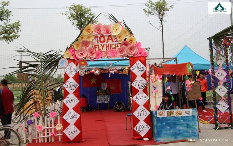 Tổng hợp 50+ mẫu cổng trại đơn giản đẹp, dễ làm, chi phí thấp 72 Mô hình cổng trại đơn giản cho ngày 20/11