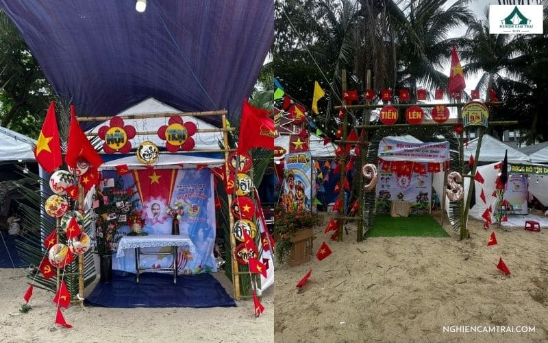 Tổng hợp 50+ mẫu cổng trại đơn giản đẹp, dễ làm, chi phí thấp 45 Mẫu cổng trại đơn giản bằng lá dừa