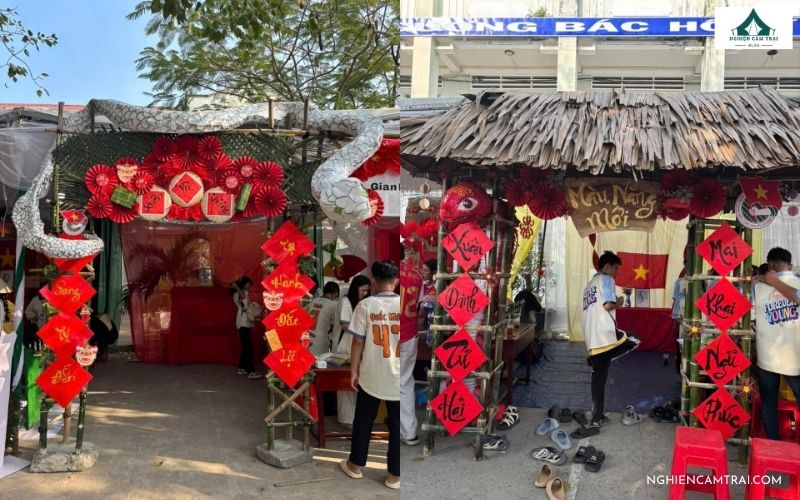 Sưu tầm 55+ mẫu cổng trại Xuân độc đáo, sáng tạo và đoạt giải cao 36 Mẫu cổng trại Xuân bằng tre đẹp