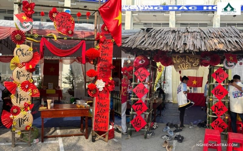 Sưu tầm 55+ mẫu cổng trại Xuân độc đáo, sáng tạo và đoạt giải cao 37 cổng trại Xuân bằng tre đẹp