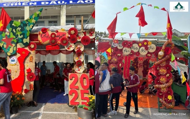 Sưu tầm 55+ mẫu cổng trại Xuân độc đáo, sáng tạo và đoạt giải cao 38 cổng trại Xuân bằng tre