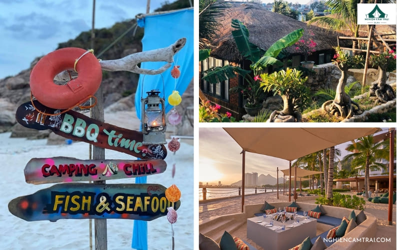 Robinson Beach Villas Glamping Nha Trang bãi biển riêng biệt lập
