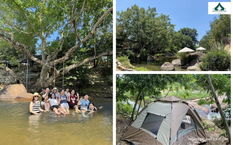 Suối Mơ Dốc Tình Glamping Retreat Nha Trang không gian yên tĩnh