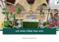 mô hình cổng trại mini
