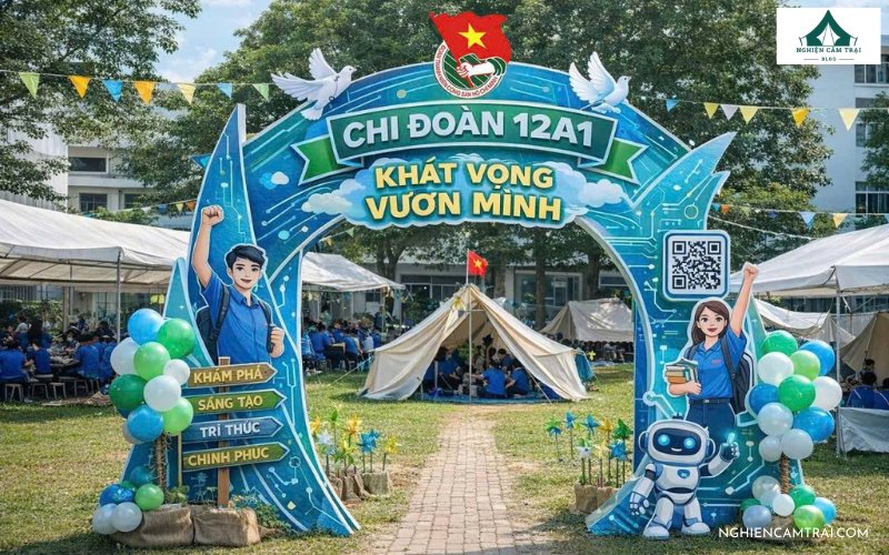 Tên cổng trại hay mang thông điệp khát vọng và ý chí vươn xa