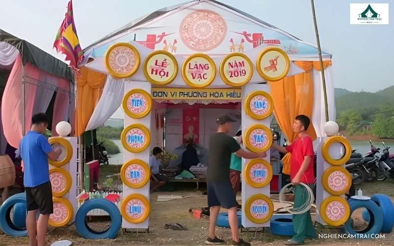 Một cổng trại đẹp phải đảm bảo tính thẩm mỹ để đáp ứng tiêu chí chấm cổng trại