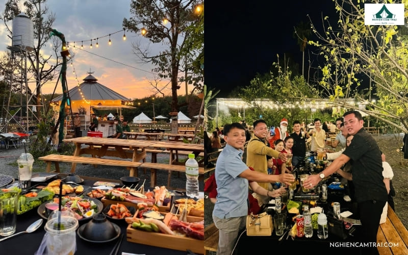 Thưởng thức BBQ ngoài trời tại Vườn Nhà