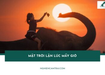 Hôm nay mặt trời lặn lúc mấy giờ ? Cách tra cứu chính xác