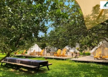 khung cảnh thiên nhiên glamping