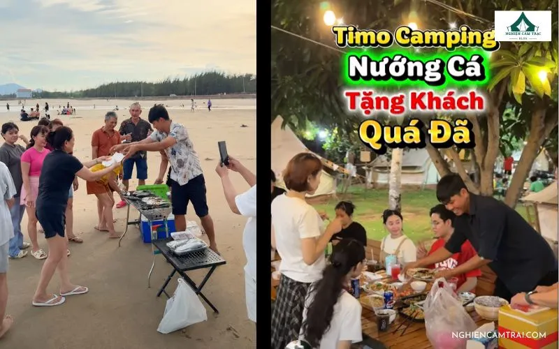 Timo Cafe & Camping Phước Hải: Giá vé và review chi tiết từ A - Z 19 hình ảnh chủ khu camping nướng cá tặng khách