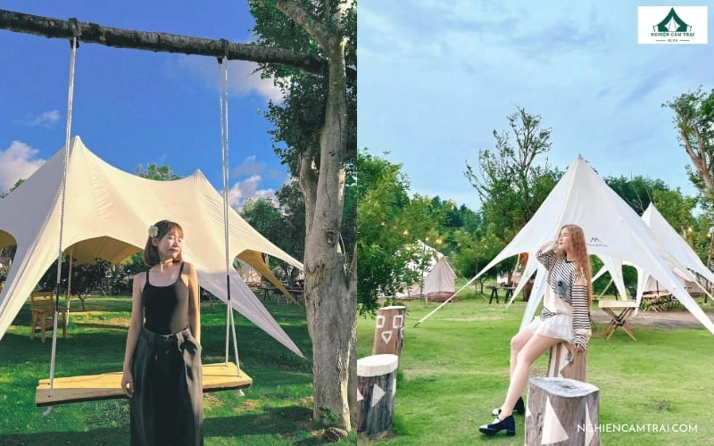 Timo Cafe & Camping Phước Hải: Giá vé và review chi tiết từ A - Z 14 Không gian lều glamping tiện nghi tại Timo Cafe & Camping