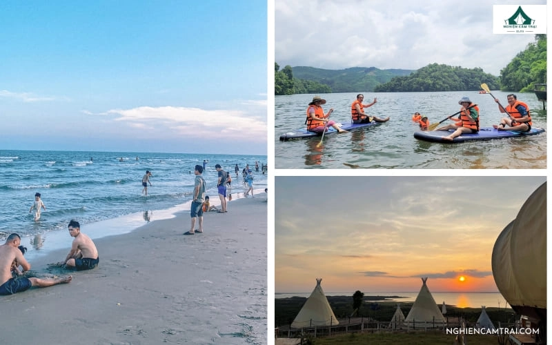 Timo Cafe & Camping Phước Hải: Giá vé và review chi tiết từ A - Z 16 Hoạt động chèo SUP trên biển