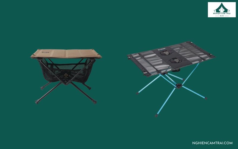 Bàn cắm trại loại nào tốt? Cách chọn đúng nhu cầu và ngân sách 11 Bàn camping Helinox siêu nhẹ, gấp gọn dễ di chuyển
