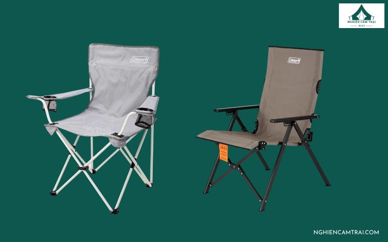 Ghế cắm trại loại nào tốt? Hướng dẫn chọn mua ghế camping chi tiết 19 Ghế camping lưng tựa và ghế gấp gọn nhà Coleman
