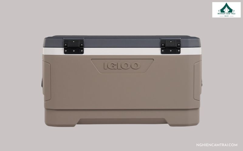 Igloo Maxcold Latitude 95L dung tích lớn, giữ lạnh lâu, đáp ứng nhu cầu camping nhiều ngày cho nhóm đông