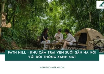 Path Hill – Khu cắm trại ven suối gần Hà Nội với đồi thông xanh mát 