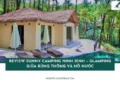 Review Sunny Camping Ninh Bình – Glamping giữa rừng thông và hồ nước