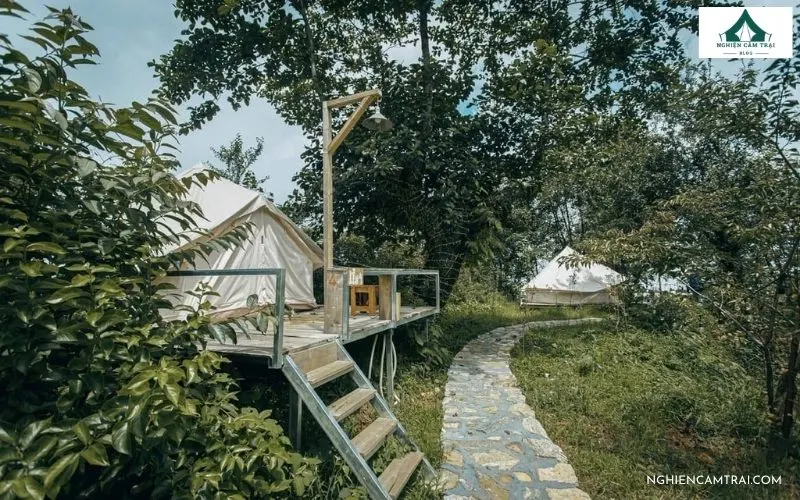Lakaz Glamping - khu cắm trại view ruộng bậc thang, lều trại tiện nghi