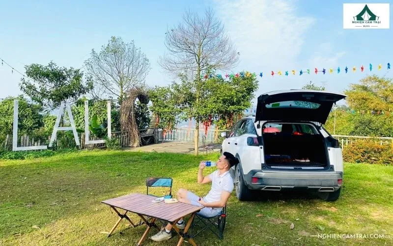 Thư giãn giữa không gian xanh và thưởng thức cafe, bbq cùng bạn bè