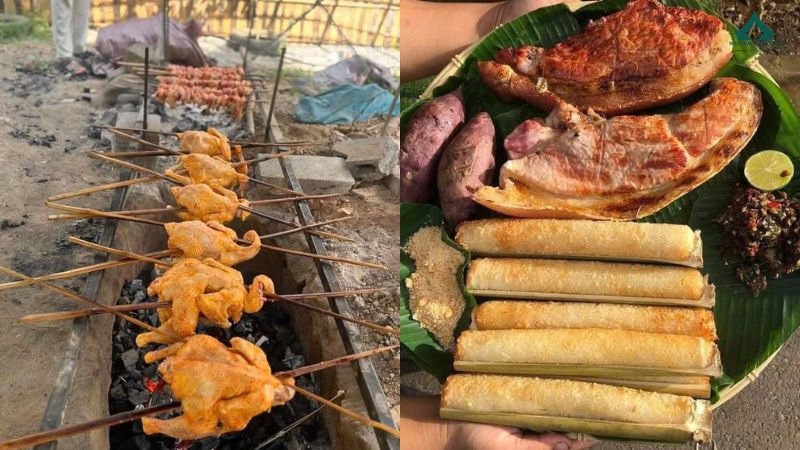 Review TaGu Glamping Phước Bình với trải nghiệm nghỉ dưỡng giữa núi rừng 9 Thưởng thức ẩm thực và tổ chức tiệc BBQ tại TaGu Glamping